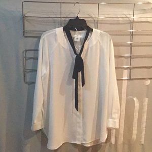 Cabi Tuxedo Blouse